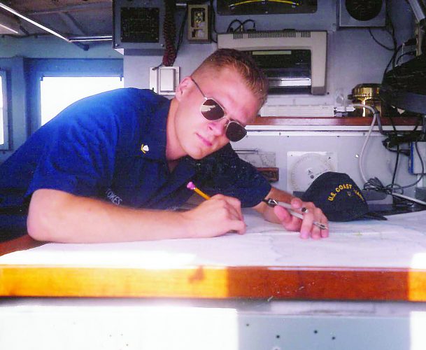 Stokes traveled in tropics and polar regions in Coast Guard